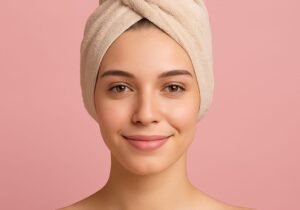 Toalla de pelo de microfibra estilo spa