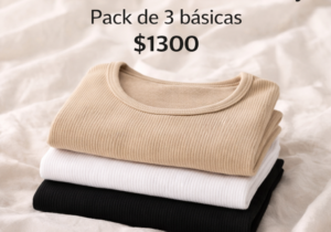 Pack de 3 remeras térmicas