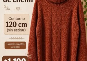 🧶 Polerón chenille