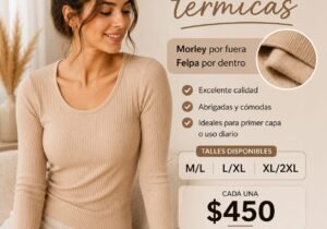 Remeras afelpadas en morley